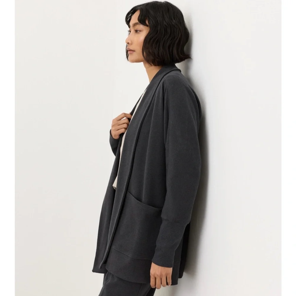 Organic Airplane Wrap Cardigan NWOT - Picture 2 of 10